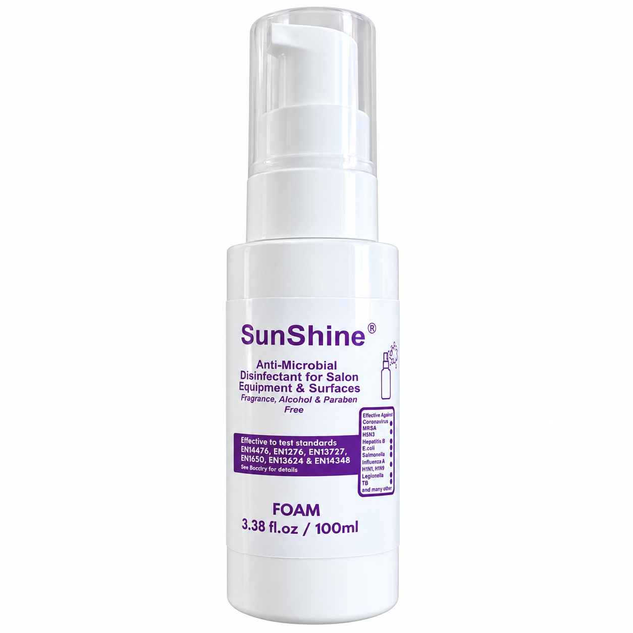 SunShine Anti-Microbial Foam Solution — 100ml