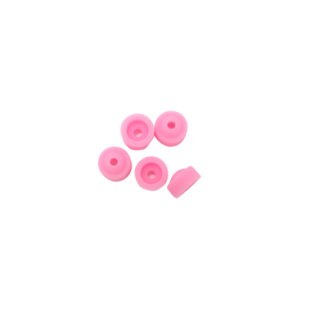 Sunshine E-File dust caps, Pink silicone nail dust caps