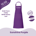 Sunshine-Apron - Purple