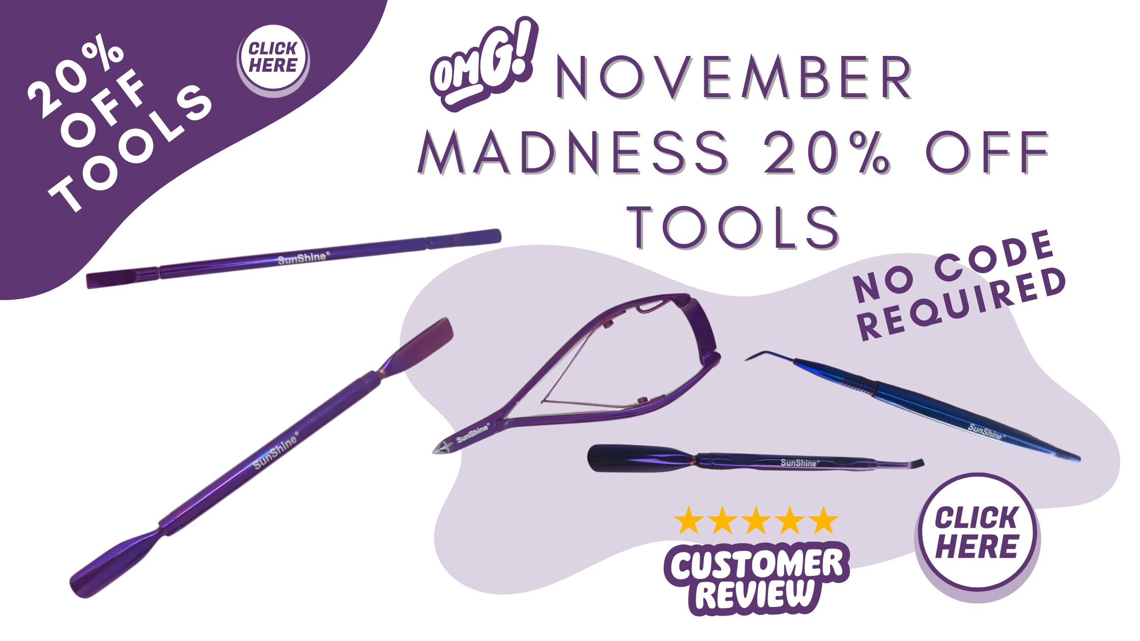 Sunshien Tools 20% Off November