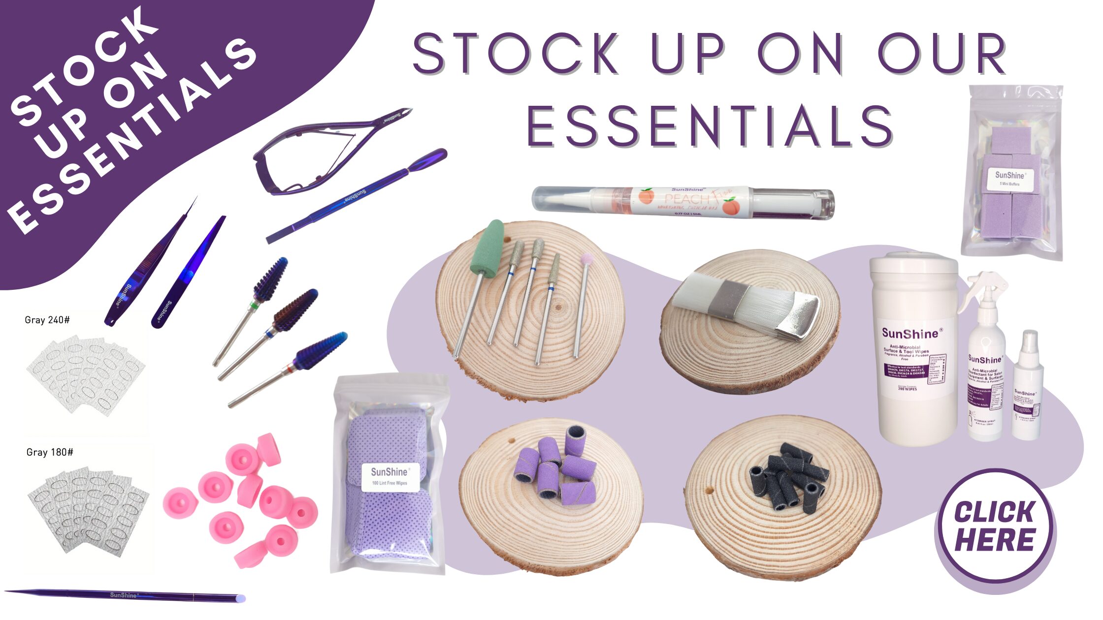 Stock up on essentials