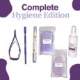 Complete Hygiene Edition, Nail tools, Cuticle oil, lint free wipes, mini nail buffers, Hygiene spray